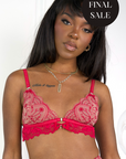 Aphrodite Bralette Red