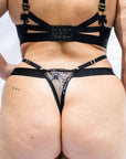 Euphorik Black Thong