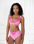 Rosalina Bralette Pink Set