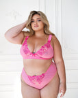 Rosalina Bralette Pink Set